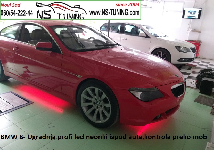 neonke ispod auta ugradnja novi sad tuning centar bmw audi aplikacija na mobilni